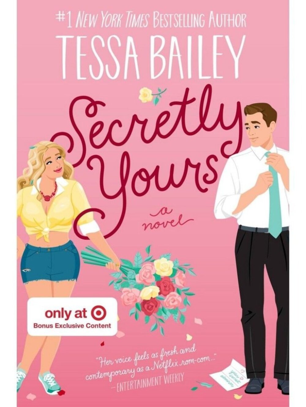 Secretly Yours: A Novel - Target Exclusive Edition by Tessa Bailey (Paperback)